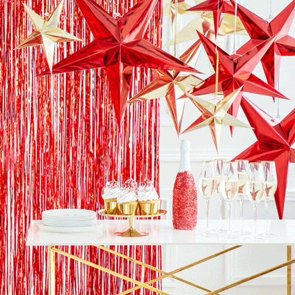 Hanger Ster Rood - 70 centimeter