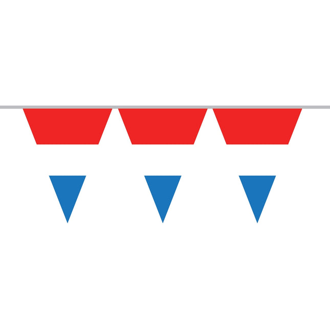 Slinger Rood/Wit/Blauw - 10 meter