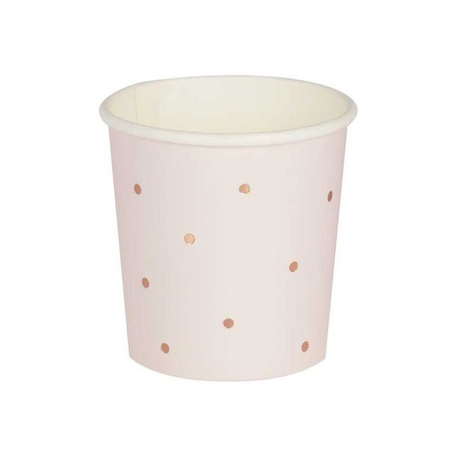 Shotbeker met Roze & Rosé Goud Stippen