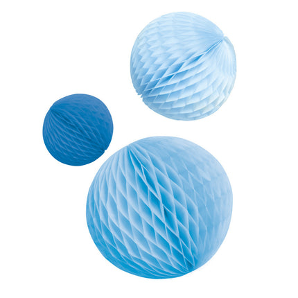 Honeycombs Blauw Mix - 3 stuks