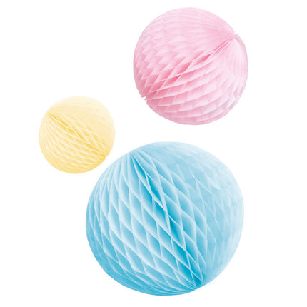 Honeycombs Pastel Mix - 3 stuks