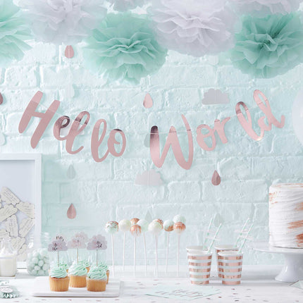 babyshower lekkernijen en decoratei
