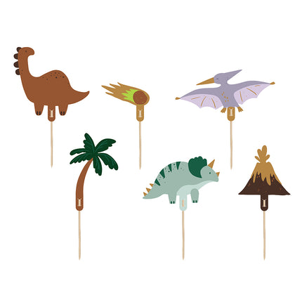Dino Multicolor - 6 stuks