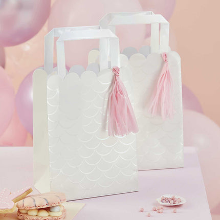 tasjes met schubben design
