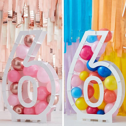Ballonnen standaard - Nummer 0 t/m 9