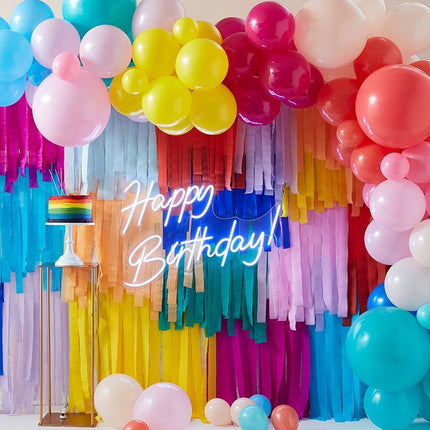 Ballonnenversiering met Streamers