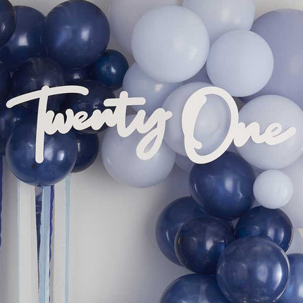 Ballonnenboog Bord Twenty One