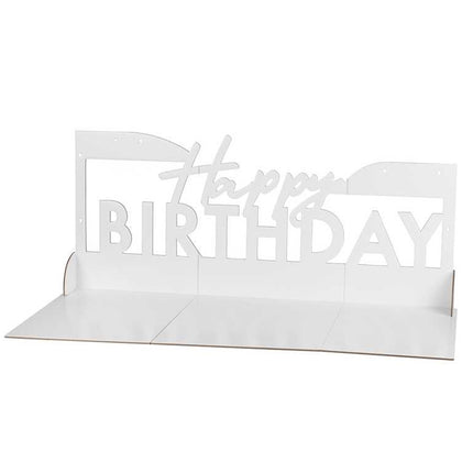 Hapjesplank Happy Birthday