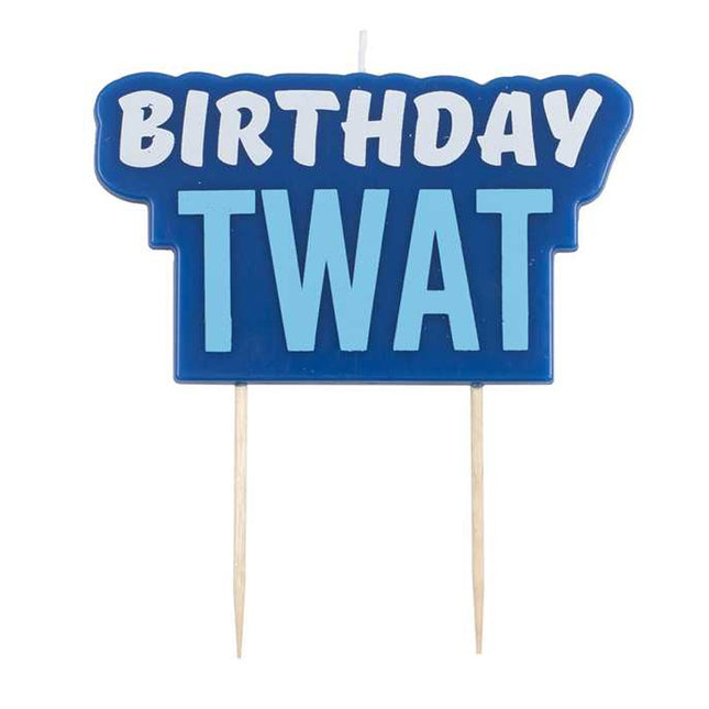 Taart Kaars Birthday Twat