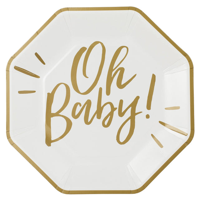 Oh Baby! - Wit Goud - 8 stuks