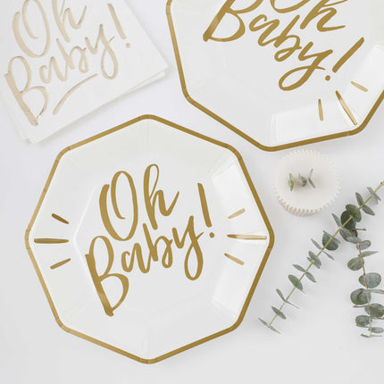 Oh Baby! - Wit Goud - 8 stuks