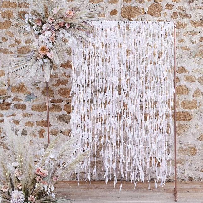 Backdrop Roze Bladeren