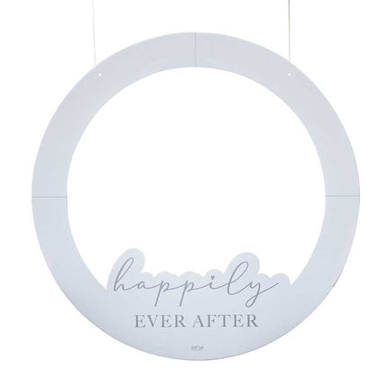 Photo Booth Frame Wedding Custom Rond
