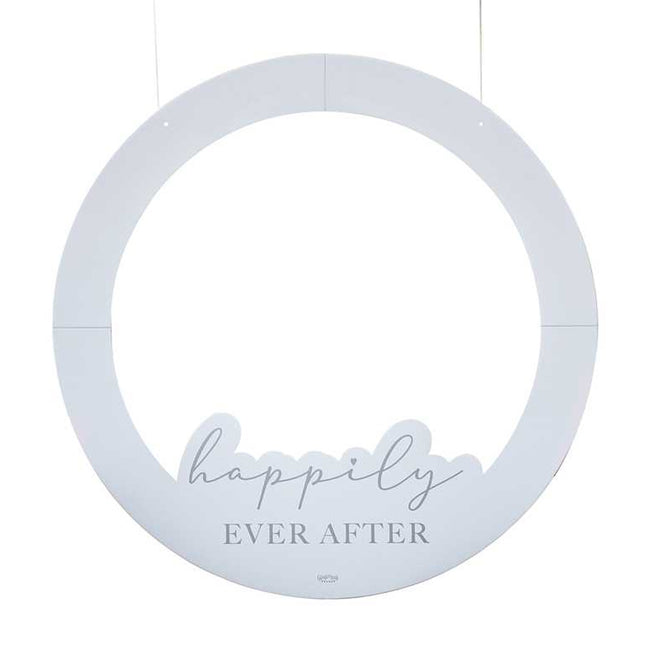 Photo Booth Frame Wedding Custom Rond