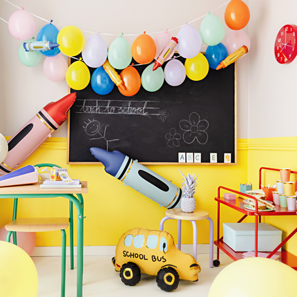 back to school versiering