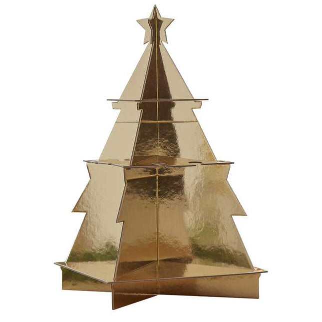 Hapjes & Drankjes Standaard in de vorm van een kerstboom