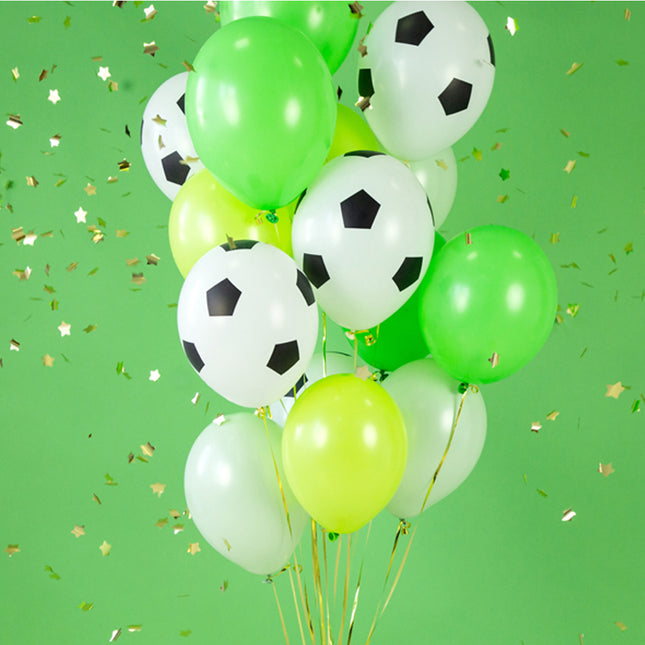 Ballonnen Voetbal - 6 stuks