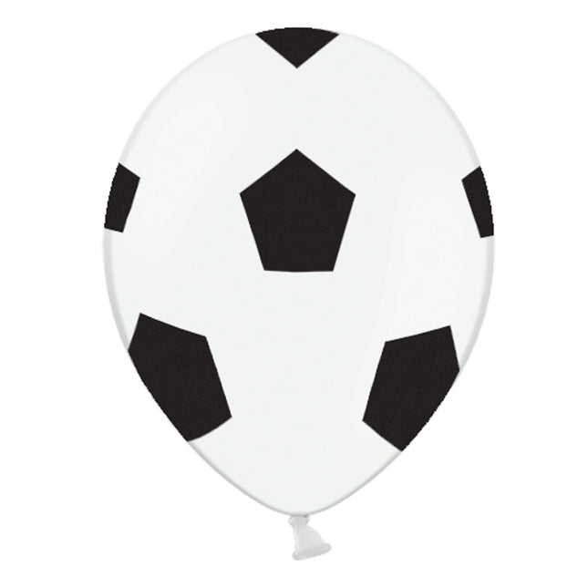 Ballonnen Voetbal - 6 stuks