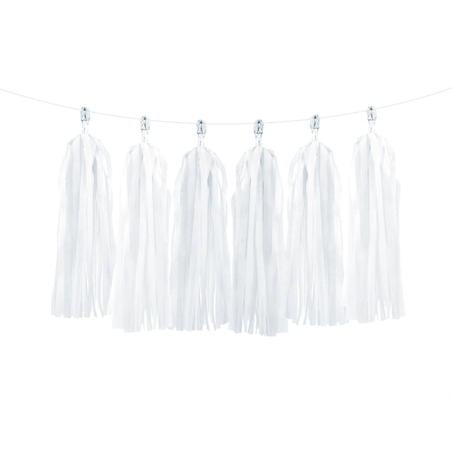 Tassel Slinger Wit - 1.5 meter