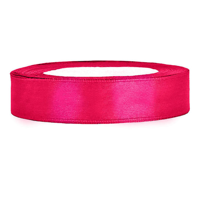 Satijnlint Felroze - 25 Meter