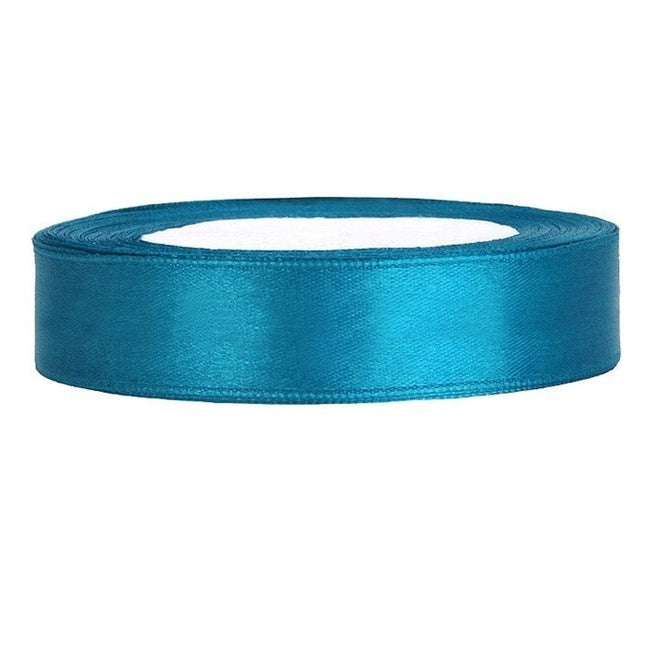 Satijnlint Turquoise - 25 Meter