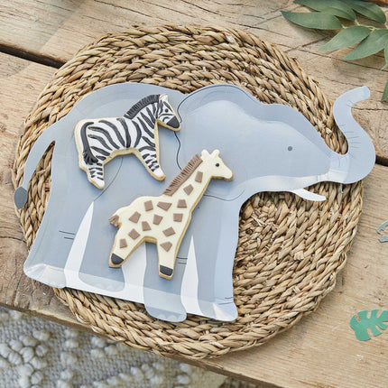 Bordjes in de vorm van een Olifant