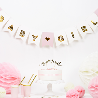 roze slinger baby girl babyshower