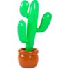 Groene cactus in een bruine pot