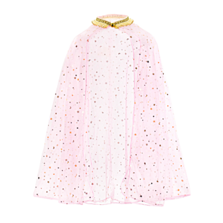 roze cape prinsessen kostuum