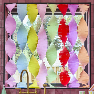 pastel crepe papier